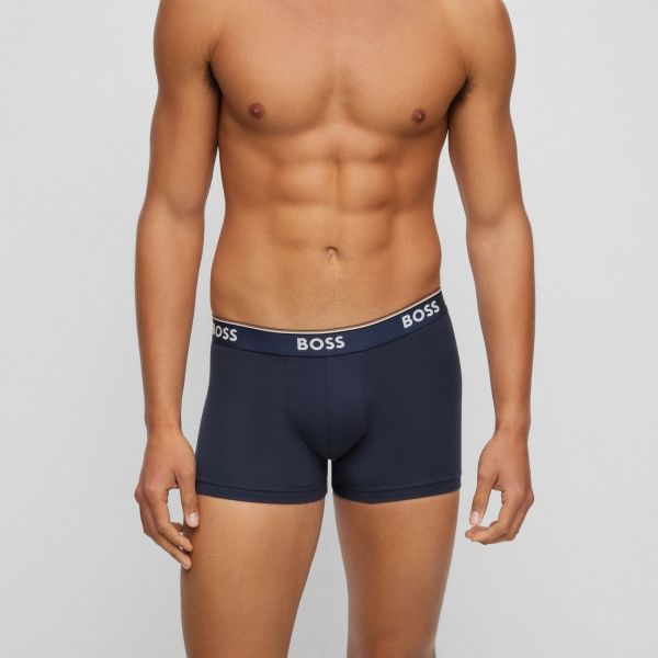 Boss Trunk Boxer 3-Pack Navy/Wit/Zwart