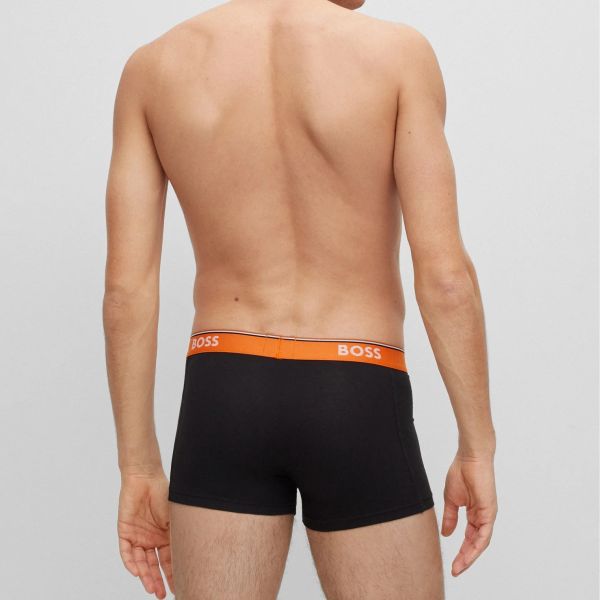Boss Trunk Boxer 3-Pack Oranje/Wit/Antraciet
