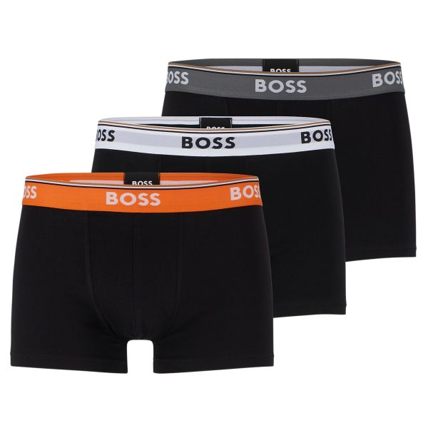 Boss Trunk Boxer 3-Pack Oranje/Wit/Antraciet