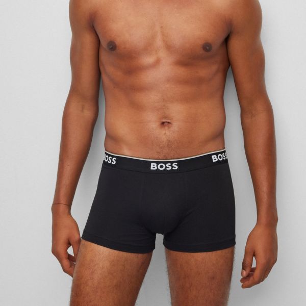 Boss Trunk Boxer 3-Pack Zwart/Beige/Wit