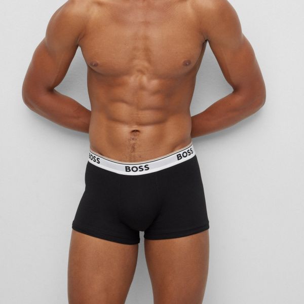 Boss Trunk Boxer 3-Pack Zwart/Wit/Bordeaux