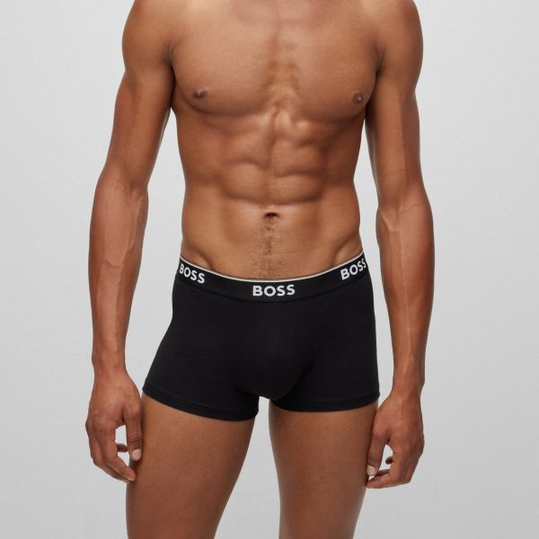 Boss Trunk Boxer 3-Pack Zwart/Wit/Bordeaux