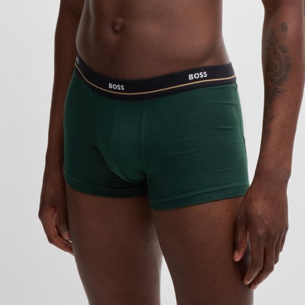 Boss Trunk Boxer 5-Pack Beige/Navy/Zwart/Groen