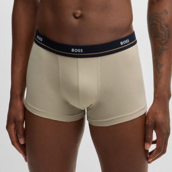 Boss Trunk Boxer 5-Pack Beige/Navy/Zwart/Groen