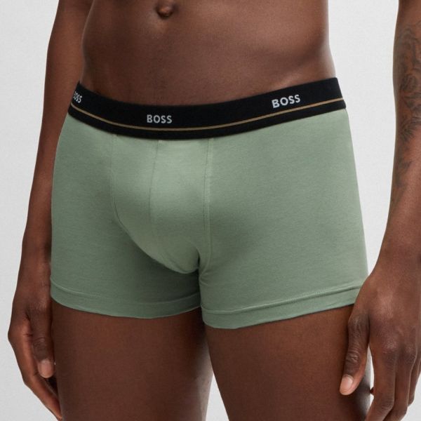 Boss Trunk Boxer 5-Pack Beige/Navy/Zwart/Groen
