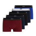 Boss Trunk Boxer 5-Pack Rood/Navy/Zwart/Blauw