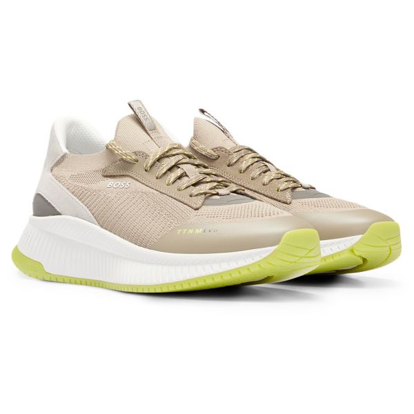 Boss TTNM Evo Sneaker Beige/Groen