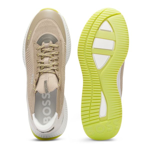 Boss TTNM Evo Sneaker Beige/Groen