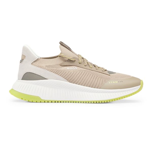 Boss TTNM Evo Sneaker Beige/Groen