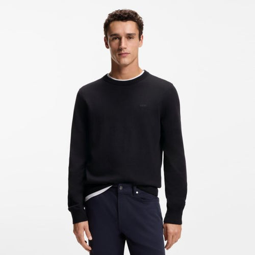 Boss Upacas Knit Sweater Zwart