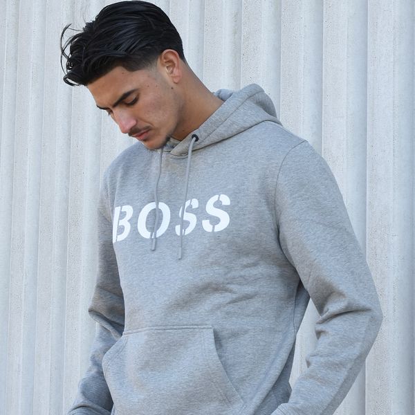 Boss WeBasic Hoodie Grijs