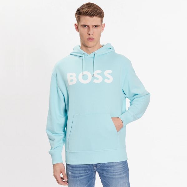 Boss WeBasic Hoodie Licht Blauw