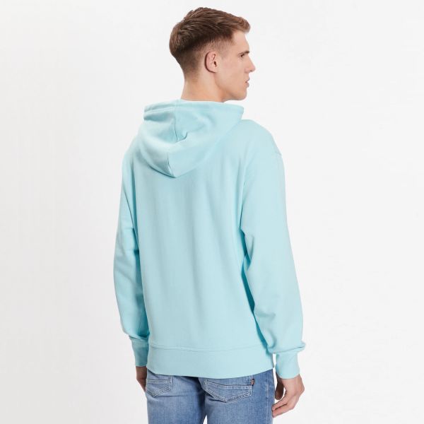Boss WeBasic Hoodie Licht Blauw