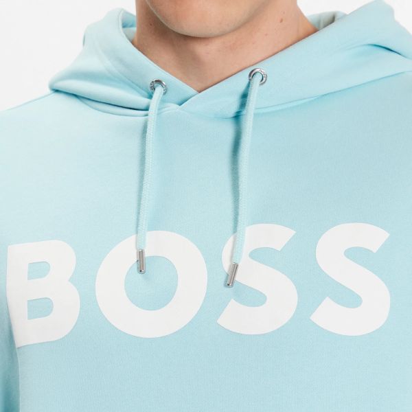 Boss WeBasic Hoodie Licht Blauw