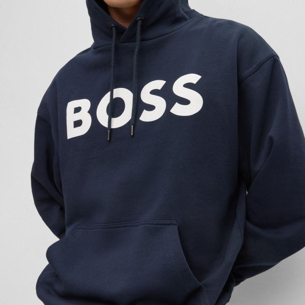 Boss WeBasic Hoodie Navy