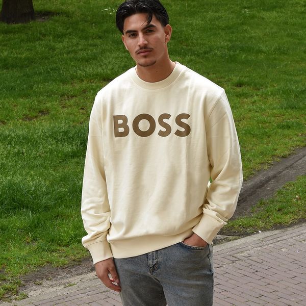 Boss WeBasic Sweater Beige