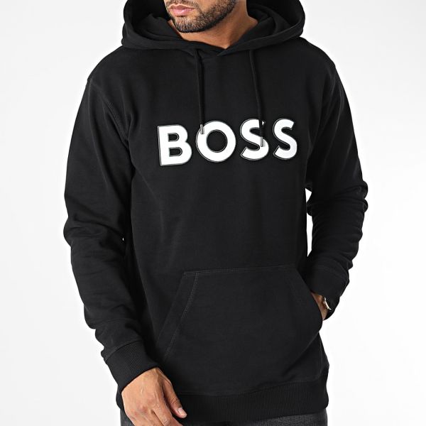 Boss Welogox Hoodie Zwart