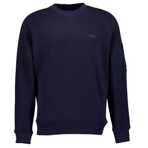 Boss WeMixed Sweater Navy