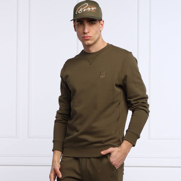 Boss Westart Sweater Donker Groen