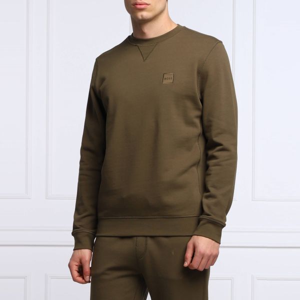 Boss Westart Sweater Donker Groen