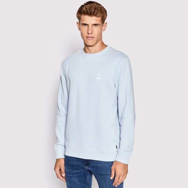 Boss Westart Sweater Licht Blauw