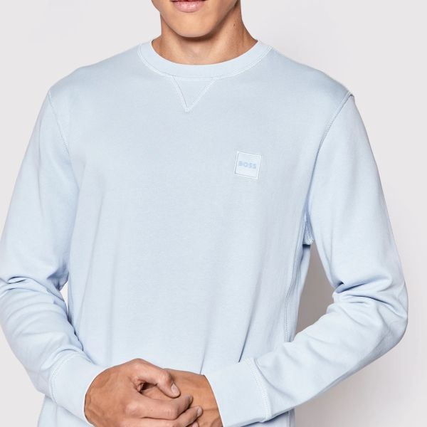 Boss Westart Sweater Licht Blauw