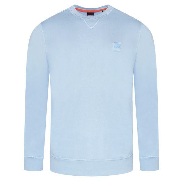 Boss Westart Sweater Licht Blauw