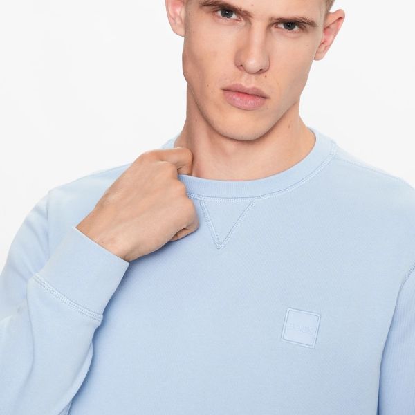 Boss Westart Sweater Licht Blauw