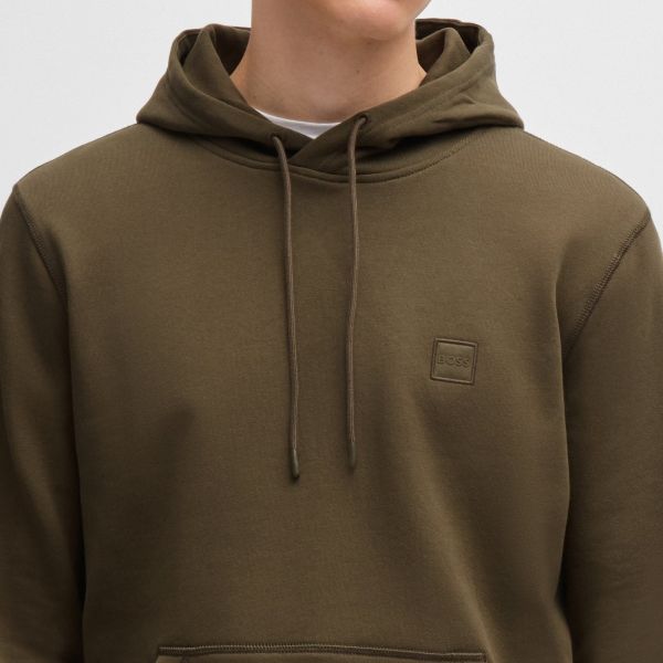 Boss Wetalk Hoodie Donker Groen