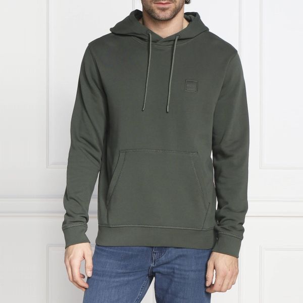 Boss Wetalk Hoodie Donker Groen