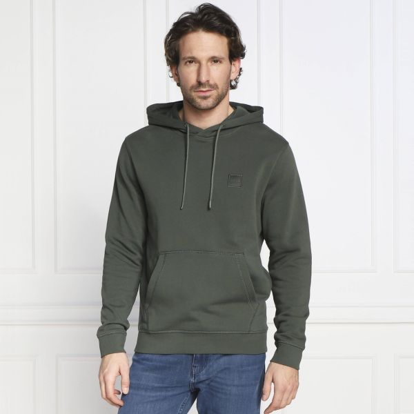 Boss Wetalk Hoodie Donker Groen