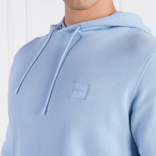 Boss Wetalk Hoodie Licht Blauw