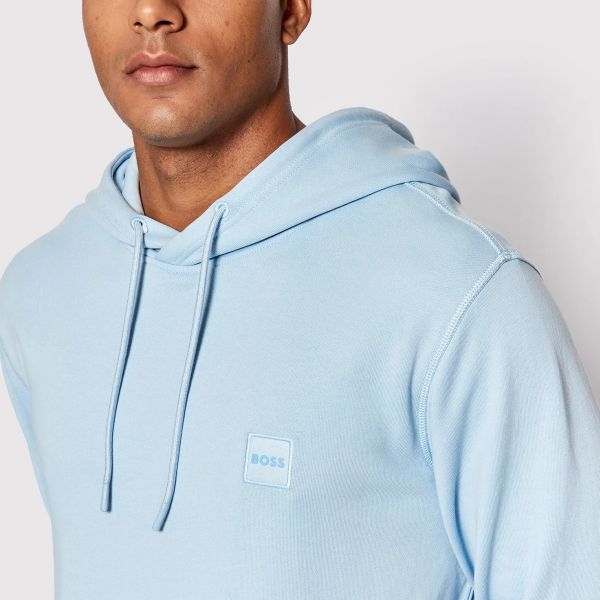 Boss Wetalk Hoodie Licht Blauw