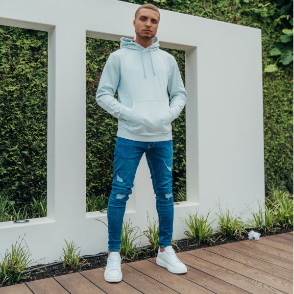 boss wetalk hoodie mint
