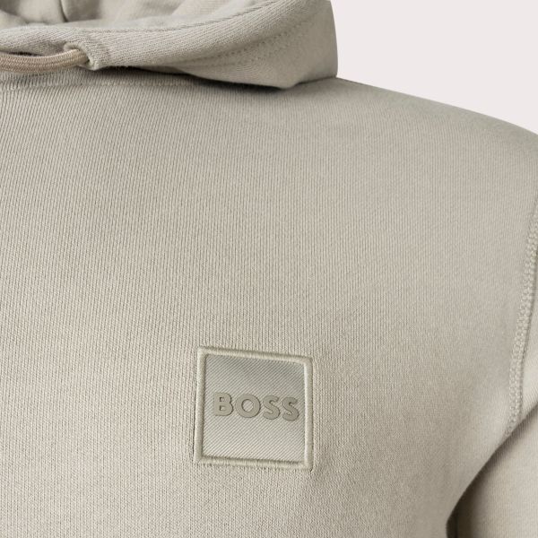Boss Wetalk Hoodie Licht Grijs