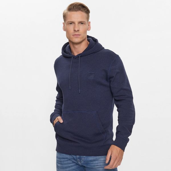 Boss Wetalk Hoodie Navy