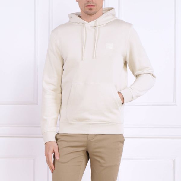 Boss Wetalk Hoodie Off White