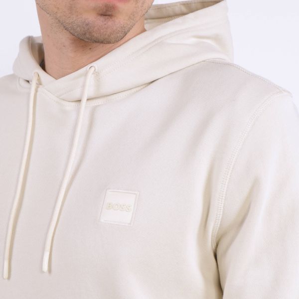 Boss Wetalk Hoodie Off White
