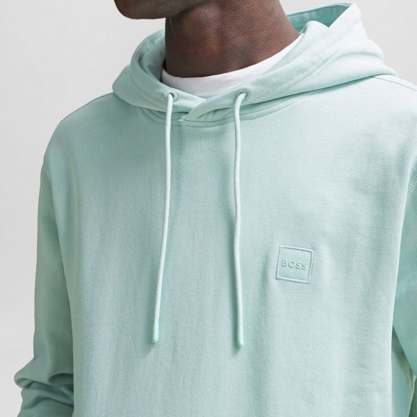 Boss Wetalk Hoodie Turquoise