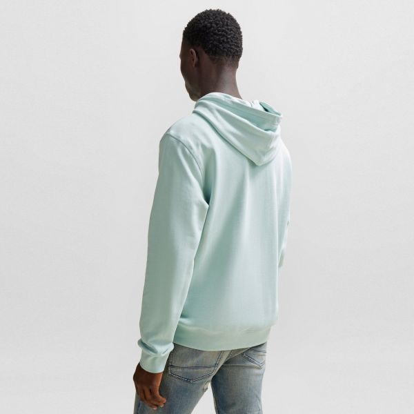 Boss Wetalk Hoodie Turquoise