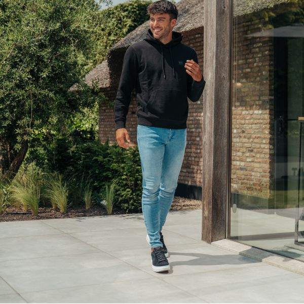 boss wetalk hoodie zwart