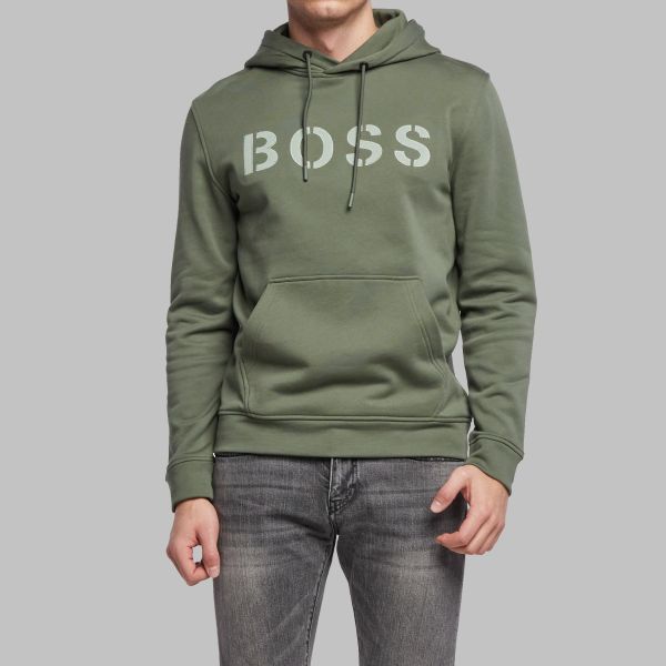 Boss Wetry Hoodie Groen
