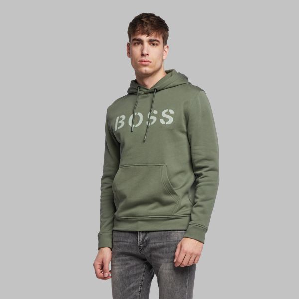 Boss Wetry Hoodie Groen