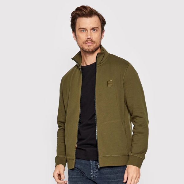 Boss Zestart Vest Donker Groen