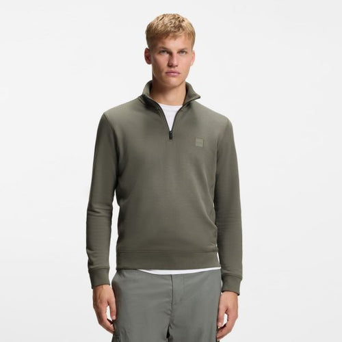 Boss Zetrust Half Zip Sweater Antraciet