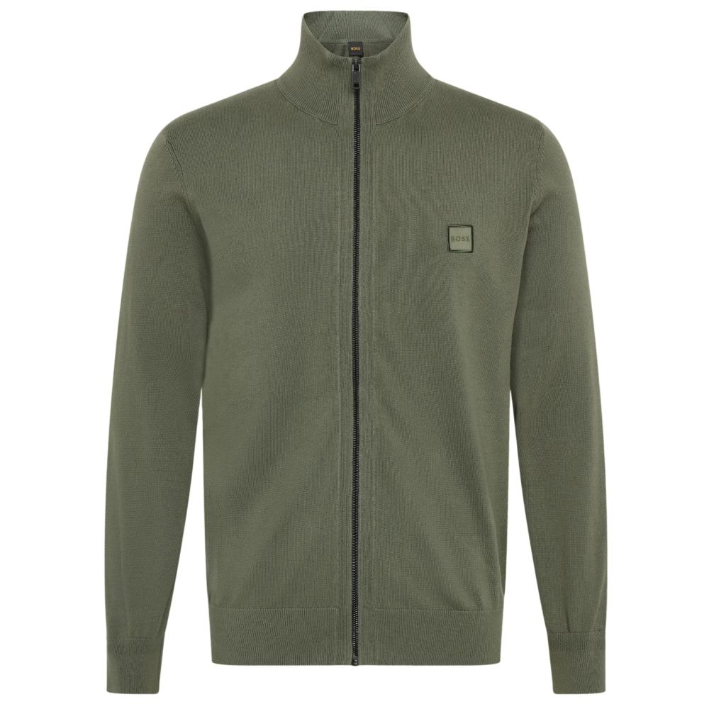 Boss Kanozip Vest Donker groen