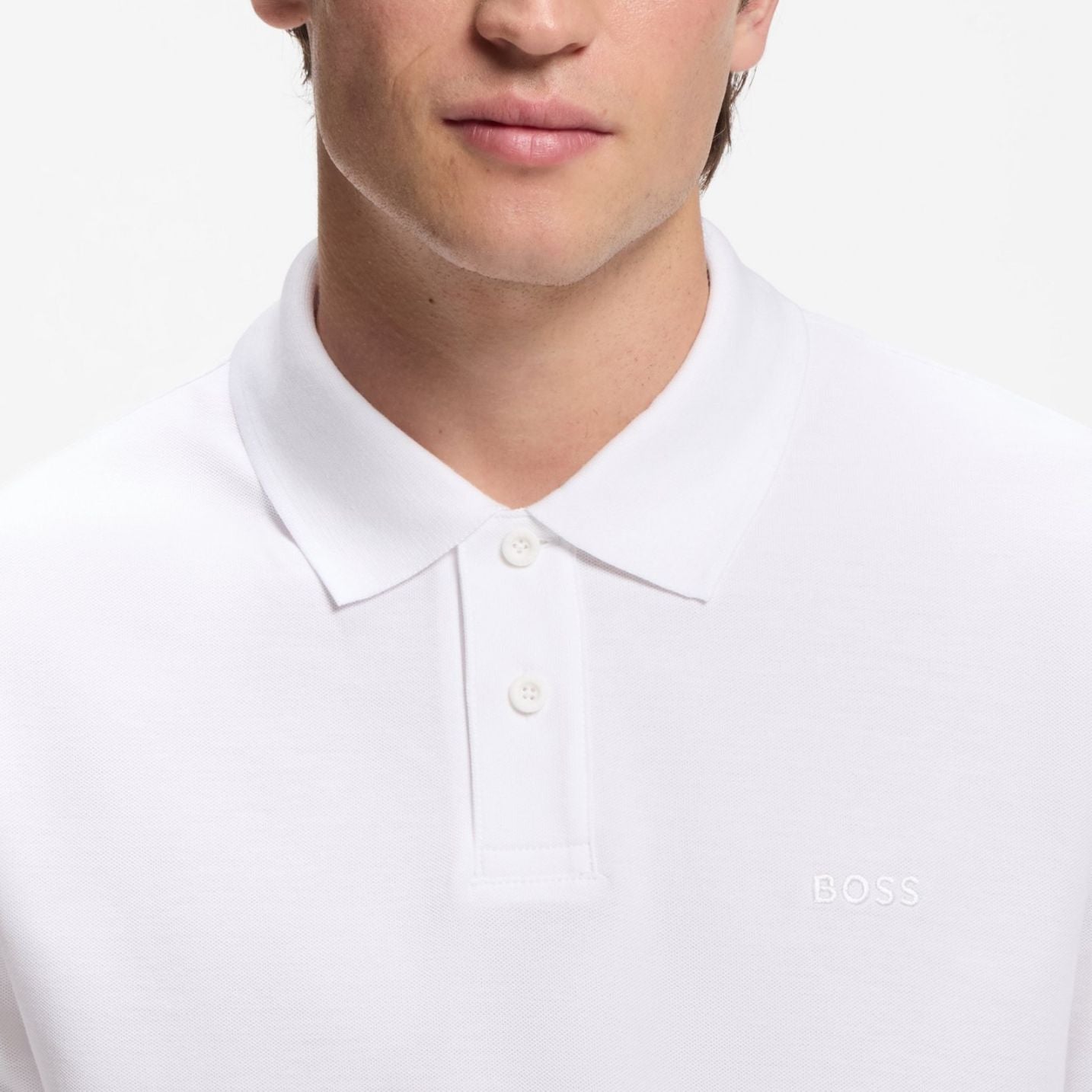 Boss Phoenix Polo Wit