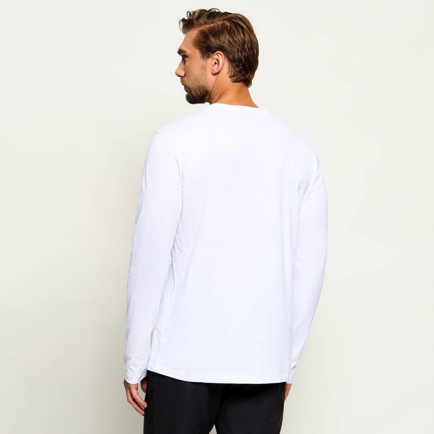 Boss Tacks Longsleeve T-shirt Wit
