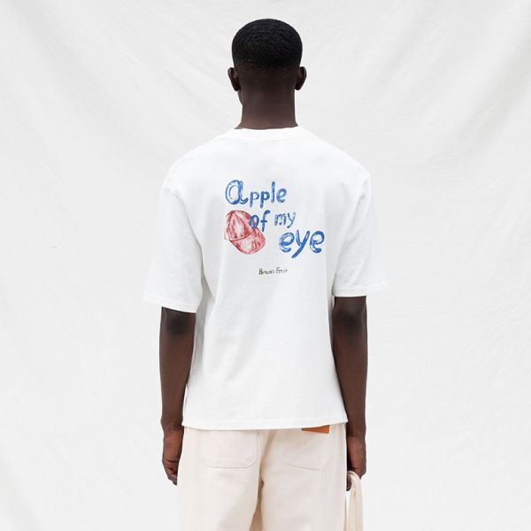 Bram's Fruit Apple Of My Eye T-shirt Wit