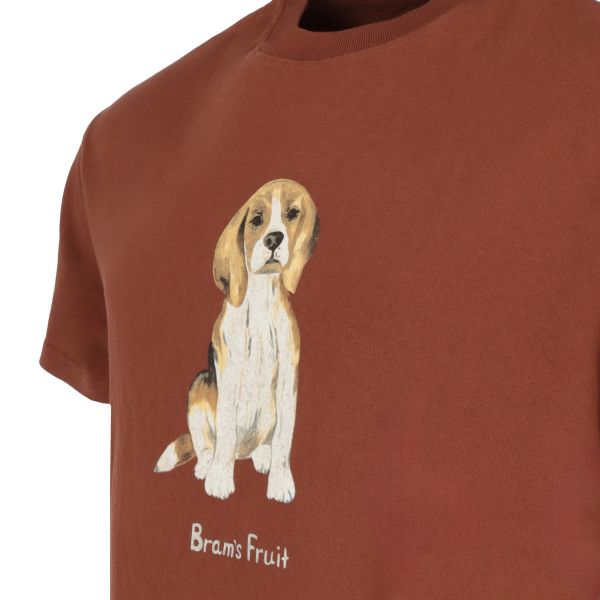 Bram’s Fruit Beagle Aquarel T-shirt Bordeaux